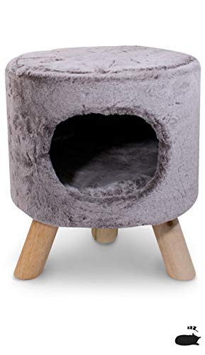 PetRebels Victoria de Luxe 45 - Árbol para Gato, Color Gris