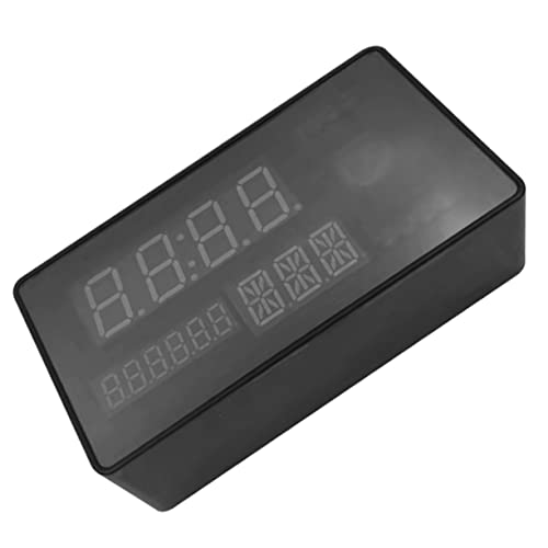 Petrichori Reloj de cámara 1080p Cámara de vigilancia inalámbrica WiFi Cámara de Seguridad para niñera con detección de Movimiento de visión Nocturna - Negro 136x70x41Mm