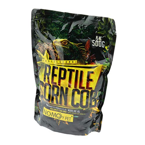 PETSOLA Reptil Terrario Lecho Sustrato Maíz Mazorca, 500 G