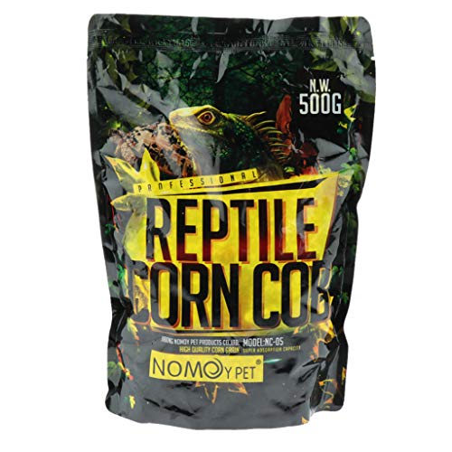 PETSOLA Reptil Terrario Lecho Sustrato Maíz Mazorca, 500 G