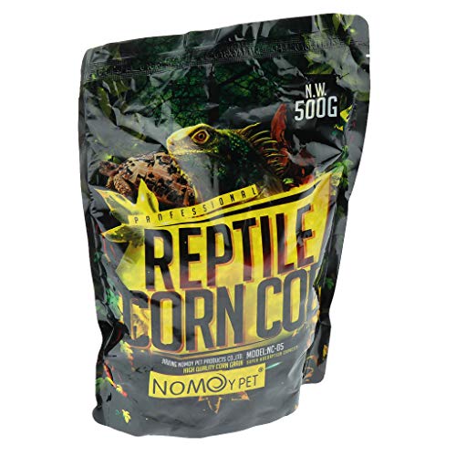 PETSOLA Reptil Terrario Lecho Sustrato Maíz Mazorca, 500 G