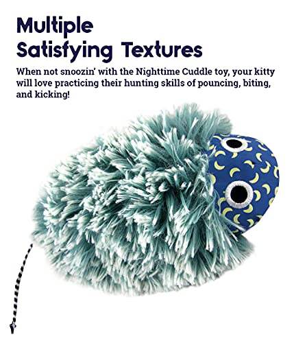 Petstages Nighttime Cuddle - Juguete de peluche para gatos - Con hierba gatera