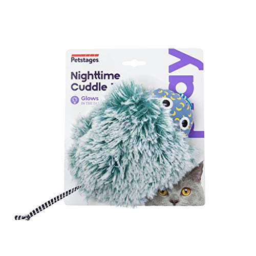 Petstages Nighttime Cuddle - Juguete de peluche para gatos - Con hierba gatera