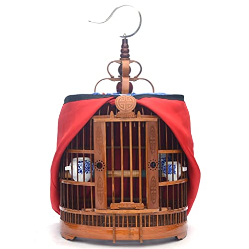PHSP Jaulas para pájaros Suministros For Mascotas con Ganchos Jaula For Pájaros Espaciosa For La Mayoría De Los Pájaros Pequeños Jaula For Pájaros Colgante con Ganchos Regalos For Los Amantes