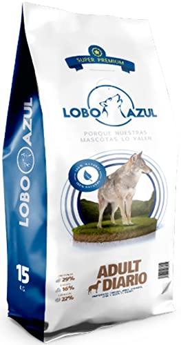 Piensos Lobo Azul Adult Diario 15 Kg Super Premium para Perros