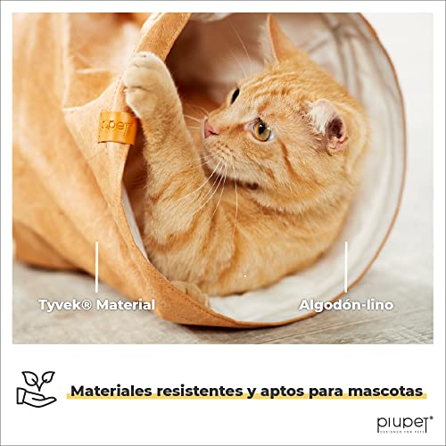 PiuPet® Túnel para Gatos- Túnel de Juego para Gatos - Juguetes para Gatos - Túnel de Juguete para Gatos - Juguetes Gatos - Juguete Gato