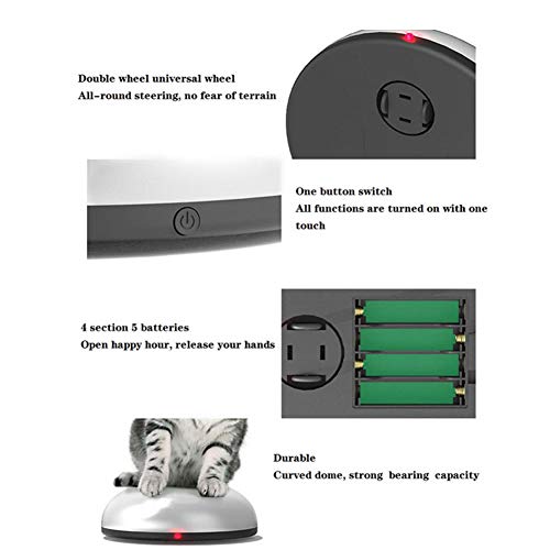 PJDDP Máquina De Depilación para Mascotas, Juguete Interactivo para Gatos, Juguete para Robot Robot De Barrido, Mini Aspiradora Y Fregona Automáticas, Depiladora Eléctrica para Mascotas