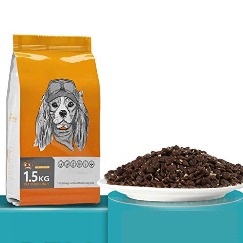 PLMOKN Productos para Mascotas El alimento para Perros más Popular para Perros, yemas de Huevo y enzimas Puede descomponer la Carne Fresca y los trozos de Pollo liofilizados.
