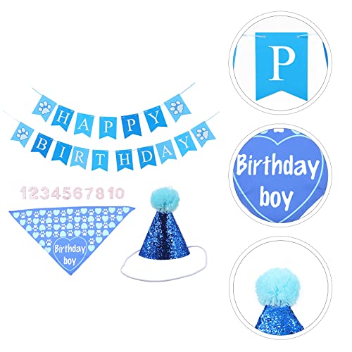 POPETPOP 1 Conjunto de Pet Dog Fiesta de cumpleaños Decoración de Perrito Party Banner Decoración
