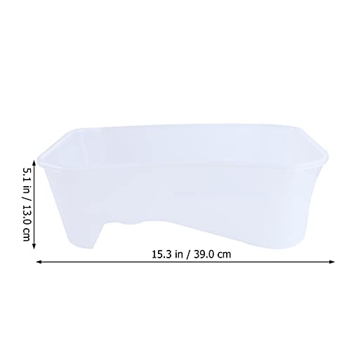 POPETPOP Acuario con Tanque de Tortuga Plataforma para Disfrutar de La Tortuga con Cocotero para Tortuga Tortuga Lagartija Tortuga