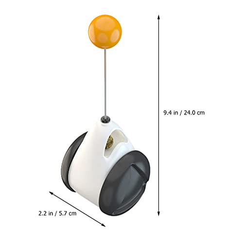 POPETPOP Juguete de Gato Interactivo Equilibrio Columpio Coche Juguetes de Gato con Bola de Hierba Gatera para Gatos Entretenimiento Caza Ejercicio