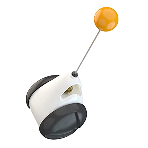 POPETPOP Juguete de Gato Interactivo Equilibrio Columpio Coche Juguetes de Gato con Bola de Hierba Gatera para Gatos Entretenimiento Caza Ejercicio