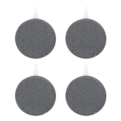 POPETPOP Pequeñas Piedras de Aire Redondo 4Pcs Tanque de Pescado Burbuja de Aire Acuario de Acuarios Piedra de Oxígeno para Acuario Difusor de Oxígeno Fish Tank Hydroponic Bump