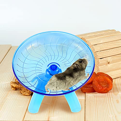 POPETPOP Platillo Volador Rueda de Hámster- Chinchilla Platillo Volador Platillo Volador Rueda de Correr para Hámster Pequeño Rueda de Ejercicio