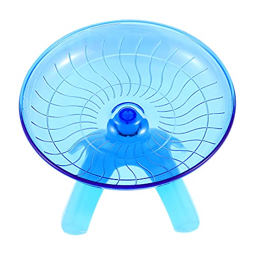 POPETPOP Platillo Volador Rueda de Hámster- Chinchilla Platillo Volador Platillo Volador Rueda de Correr para Hámster Pequeño Rueda de Ejercicio
