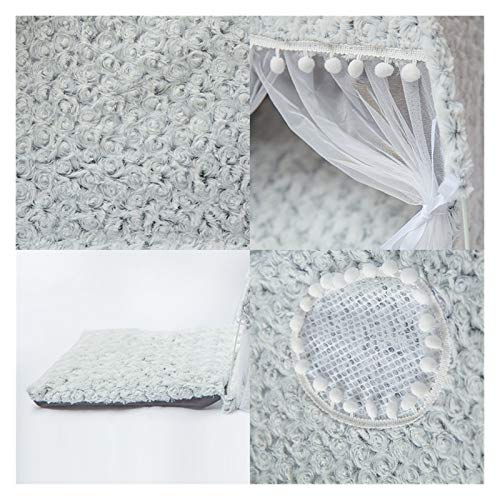 Portátil Invierno cálido gato cama plegable gatos pequeños tienda tienda de campaña gatito para canasta de perro camas lindas gatos casas casero cojín mascota perrera para conejo, ardilla, gatito, cac