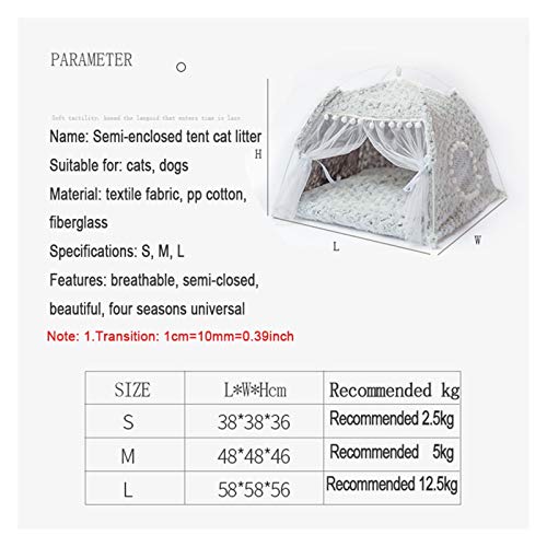 Portátil Invierno cálido gato cama plegable gatos pequeños tienda tienda de campaña gatito para canasta de perro camas lindas gatos casas casero cojín mascota perrera para conejo, ardilla, gatito, cac