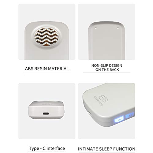 Portátil O3 Generador Ozone Generator Purificar el Aire para Eliminación de Olores, Limpiador Esterilizador para Habitaciones, Mascotas, Automóvil