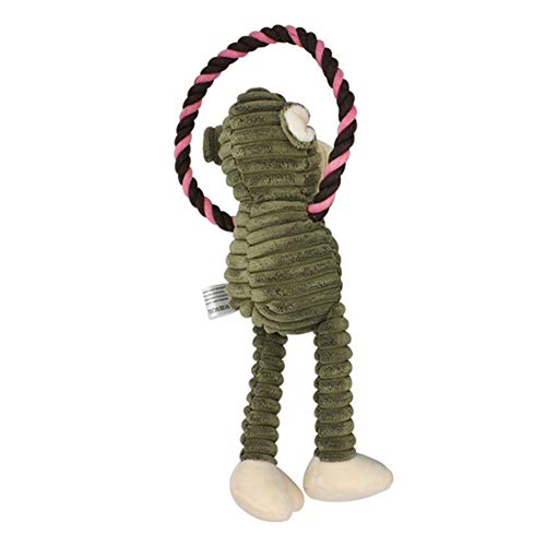ppactvo Juguete Perro Mordedor Perro Juguetes Interactivos para Perros, Juguetes De Peluche para Perros, para Cachorros, Perros PequeñOs Y Medianos, Jugando A Divertirse: Mono, Elefante, LeóN Monkey