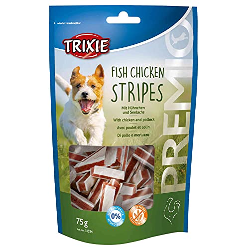 Premio Tiras, Pollo & Merluza, 75 g