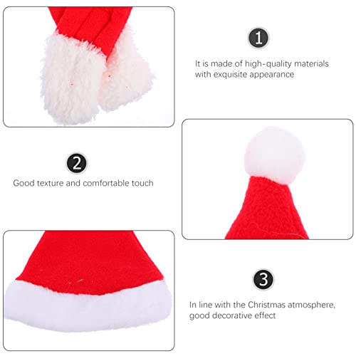 PRETYZOOM 1 Set de Bufanda Y Sombrero de Papá Noel para Perros Disfraces de Navidad para Perros Gorro de Papá Noel para Perros Pequeños Medianos Y Grandes Talla L