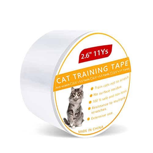 Pssopp Etiqueta engomada del Protector del Gato del Animal doméstico Etiqueta engomada del Protector del rasguño del Perro Mascota Etiqueta del rascador del Gato Muebles de Calidad PVC Gato Sofá (L)