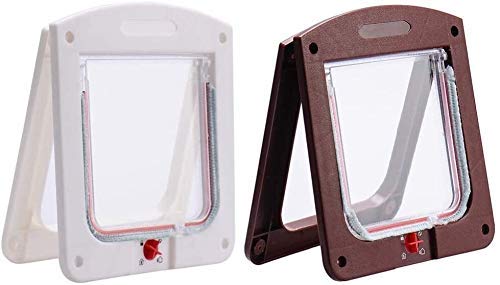 Puerta Solapa Mascotas Puerta Solapa Gatos Puerta Cerradura Perros Puerta Solapa Gatos Gatito Perro Cerradura Mascotas Adecuado Cualquier Pared o Puerta Gratis 1 Pieza Suministros Mascotas Talla úni