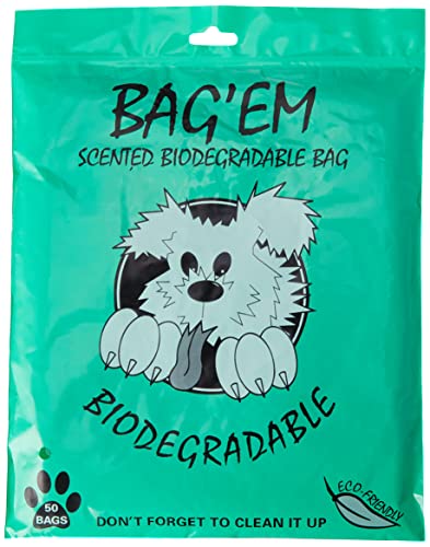 Purfect Pet Products Bag ‘Em - Bolsas biológicas para Caca (Pack de 50)