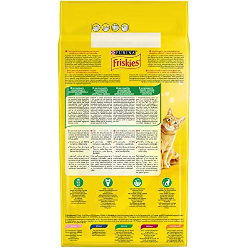 Purina Friskies Adulto Gato con Conejo, Pollo y Verduras - 4 kg