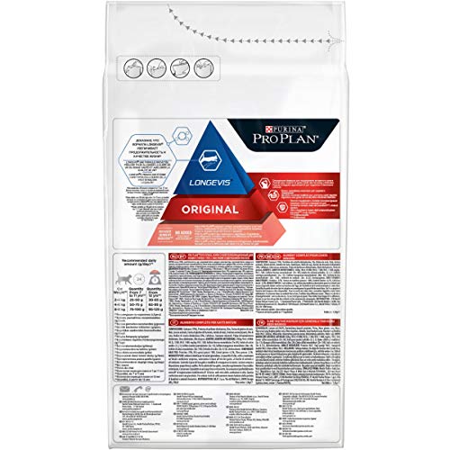 PURINA PRO PLAN Cat Original Senior 7+ LONGEVIS Rico en salmón, Bolsa de pienso seco 1,5 kg
