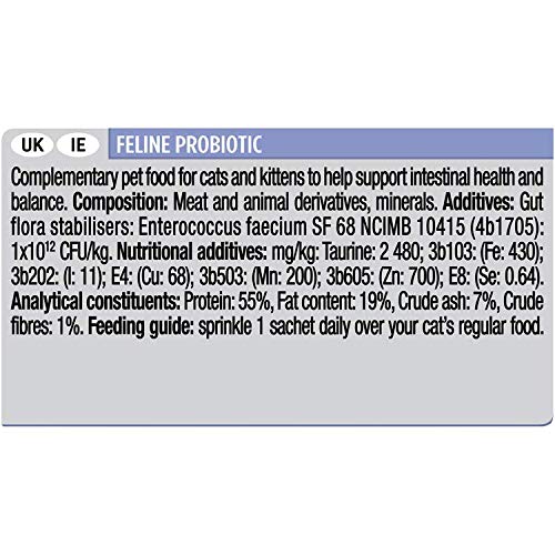 Purina Pro Plan FortiFlora Probiótico Felino, 30 x 1 gr