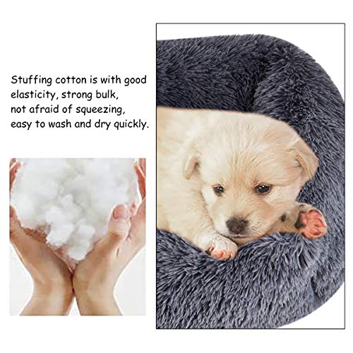 Queta Cama para Perro Gatos Mascotas, Talla S Anti-Humedad Antideslizante 55 * 45 * 20cm (Oscuro)