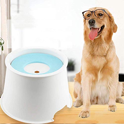 QWEA comedero automático para Gatos, Rosa, Boca no mojada, Cuenco de Agua Flotante Separado, dispensador de Agua Anti-vuelco, dispensador de Agua para Perros, Mascotas, Cuenca ABS