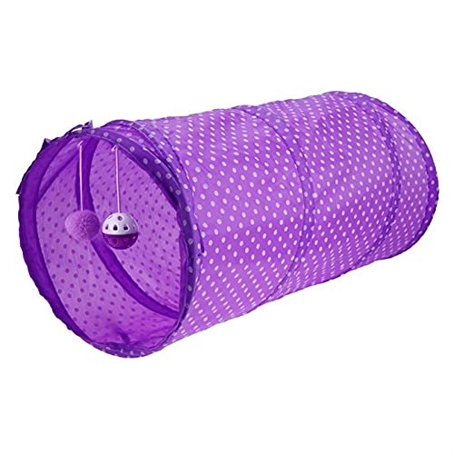 QWEQWE Divertido Mascota Gato túnel Gato Juego túneles Tubos placosible crescería Gatito Gato Gato Gato Gato Conejo Juego Juguete (Color : 1)