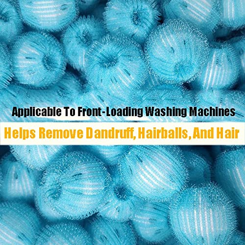 QYQS Removedor De Pelo para Mascotas Lavandería Pet Pet Cat Dog Pie Capillo De Pelo Remover De Lolución 6 Paquete, Atrapa Pelusas Lavadora(Size:6PCS,Color:Azul)
