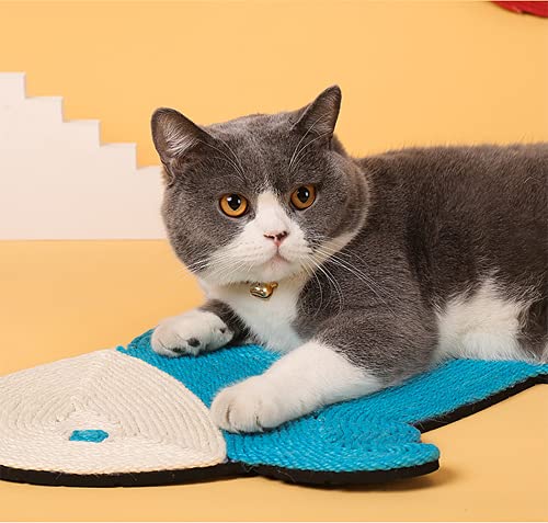 Rascador para gatos, cartón de sisal, protección contra arañazos, antideslizante, para colgar en la pared, para gatos y exteriores, para proteger el suelo