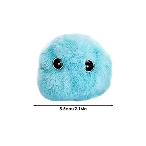 Raspbery Peluches para Gatos, Pelota de Juguete interactiva con Sonido chirriante, Pelota de Hierba gatera incorporada, Juguetes para Gatitos para Ejercicio Interactivo en Interiores