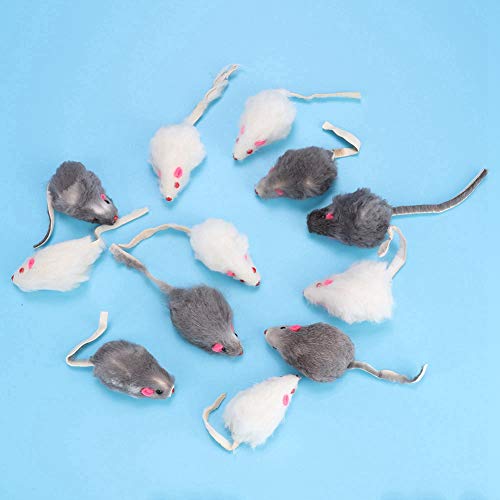 Ratón de Juguete para Gatos, Mini Juguete Divertido para Gatos, Ratones Falsos de Felpa, ratón Falso para Gatos, Juguetes para Gatos, Regalo para Mascotas, Juguetes para Gatos, Juguetes
