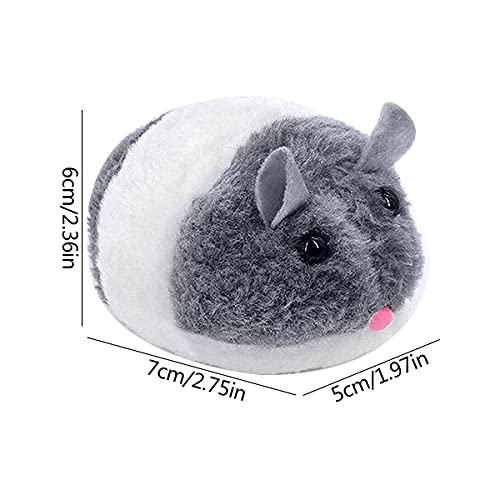 Ratones para Gatos de Peluche,Forreen 6 Piezas Juguetes para Gatos Interactivo Raton Juguete Gato Ratones para Gatos Que Se Mueven para Ejercitar Gatos y Gatitos