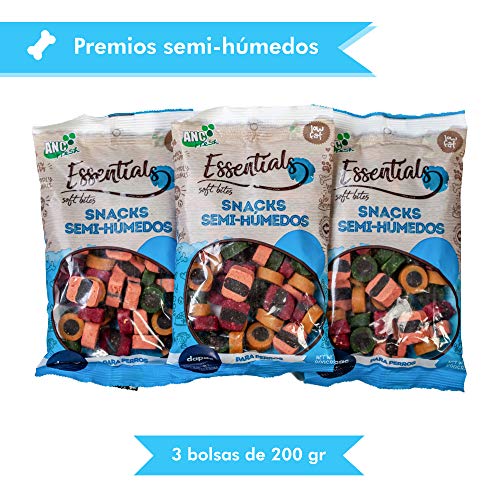 Rc Ocio Chuches para Perros Pack 3 (600GR) Unidades de premios Aperitivos Snacks Anti Mal Aliento golosinas Bajas en Grasas Snack Ideal para adiestrar Perros