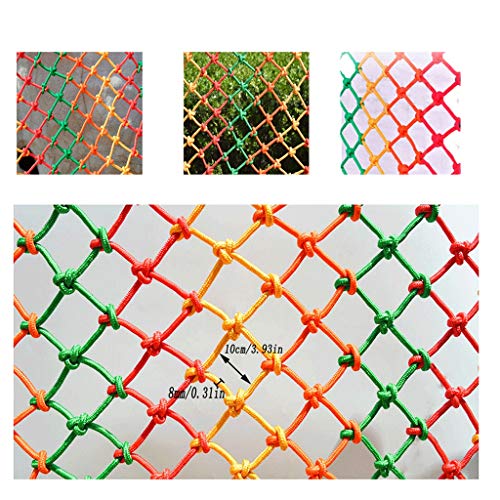 Red de Protección Válida para Múltiples Usos Ideal Color Decorativo Red de Seguridad Red de Seguridad Para Niños Balcón Malla Red de Guardería Red de Protección Escaleras Resistentes A La Rotura Gato