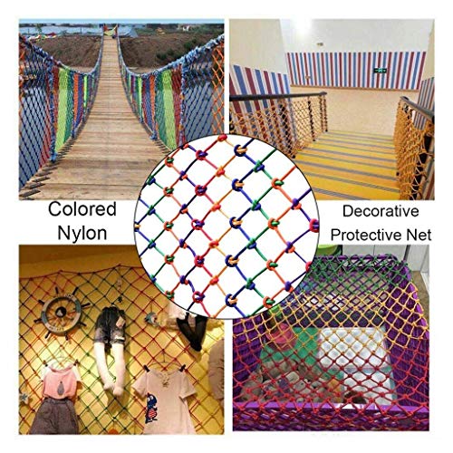 Red de Protección Válida para Múltiples Usos Ideal Niños Mascotas de Interior Red de Protección de Seguridad Red de La Cuerda Del Pájaro Balcon Escalera Anti Caida Neta  Mercancía Neta Red Decorativa