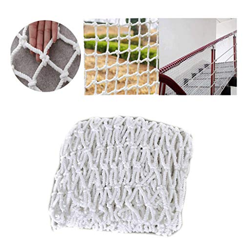 Red de Protección Válida para Múltiples Usos Ideal Red de seguridad for niños Decoración Red Decoración de la pared Balcón Escalera Resistente a roturas Hamaca de algodón Cuerda de ave Cuerda de red G