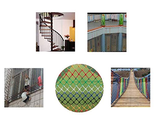 Red De Seguridad Para Niños Cerca De La Cerca Cerca De La Casa Balcón Anti-caída Net Kindergarten Escaleras Protección Color De Red Nylon Cuerda Decorativa Neto Múltiples Tamaños ( Size : 1*3m )