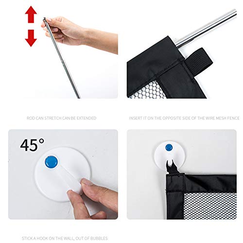Red de seguridad para niños para juguetes de niños, cubierta de puerta de seguridad para niños, barandillas para escaleras, red de seguridad para interiores y exteriores
