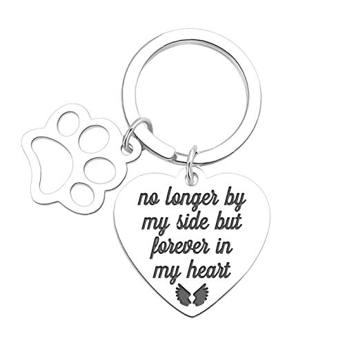 Regalo conmemorativo de mascotas para perros, gatos, pérdida de mascota, ya no está a mi lado, sino para siempre en mi corazón, etiquetas de manualidades para manualidades, regalo de recuerdo,