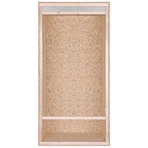 REPITERRA Terrario de madera, 60 x 120 x 60 cm, ventilación frontal