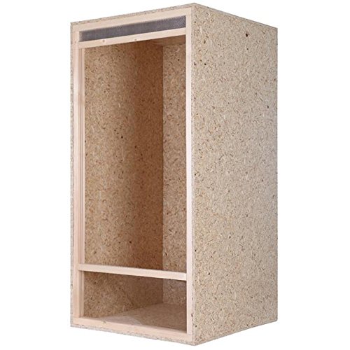 REPITERRA Terrario de madera, 60 x 120 x 60 cm, ventilación frontal