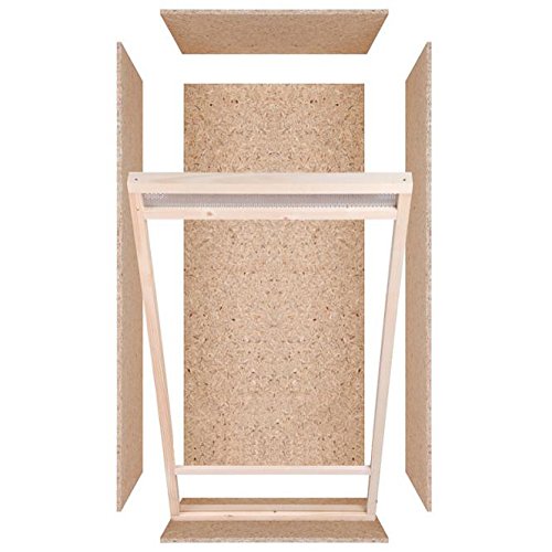 REPITERRA Terrario de madera, 60 x 120 x 60 cm, ventilación frontal