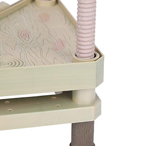 Reptiles Tortuga Muelle Flotante Plataforma para Tomar el Sol Muelle de Tortuga con Escalera de rampa Decoración de Tanque de Acuario para Mascotas pequeñas Baño de Sol Descanso Jugar